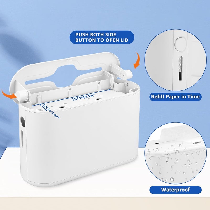 KSITEX Countertop Paper Towel Holder, Commercial Paper Towel Dispenser, Multifold Trifold Z-Fold Paper Towel Holder, Napkin Holder Dispenser, Hand Towel Dispenser for Home Kitchen Restaurant - Image 3